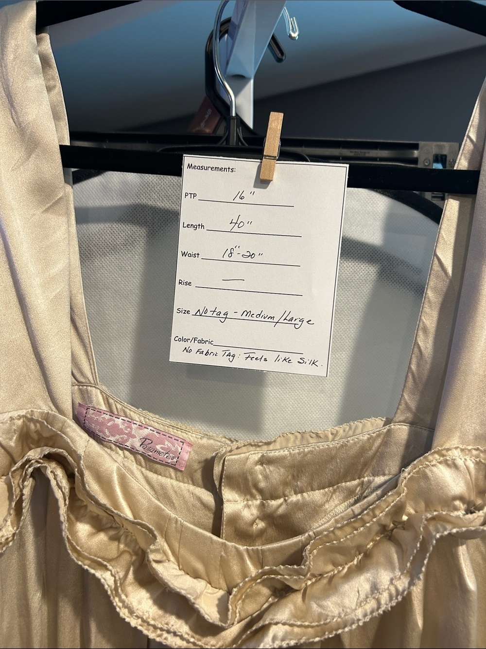 Parameters Silky Champagne Slip Dress.
Loc. Y - Picture 10 of 10